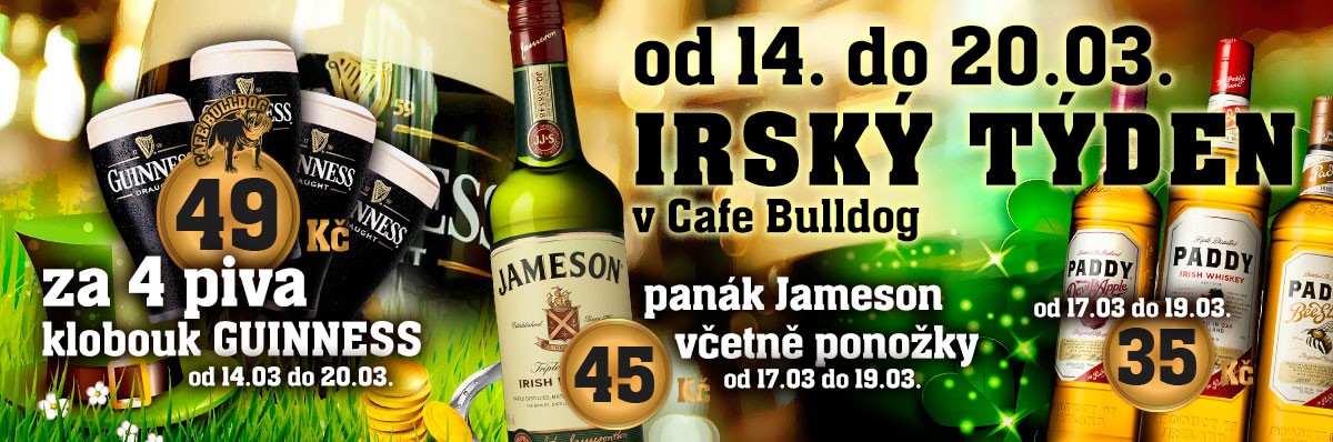 Cafe Bulldog Irský Týden