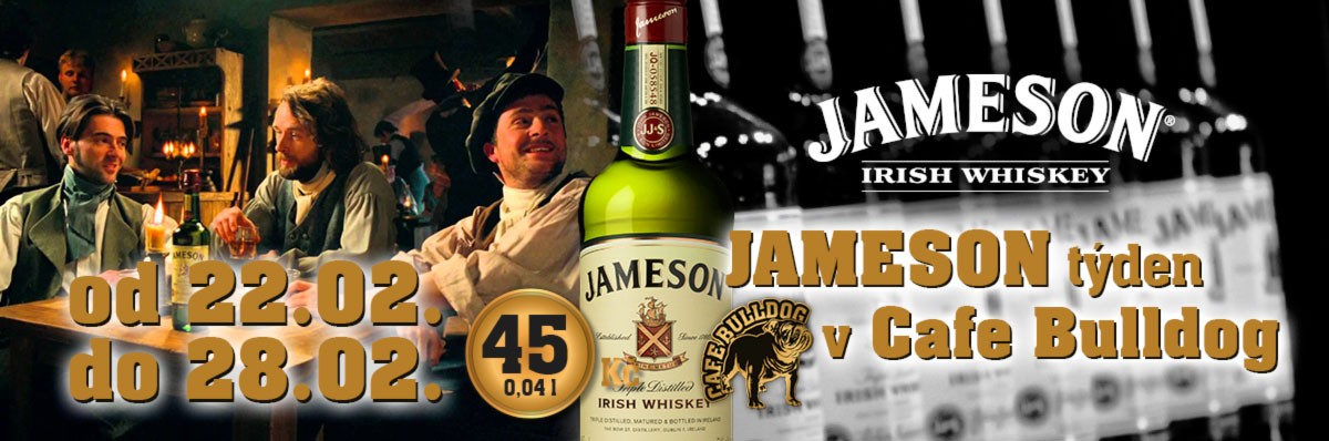 JAMESON týden v Cafe Bulldog