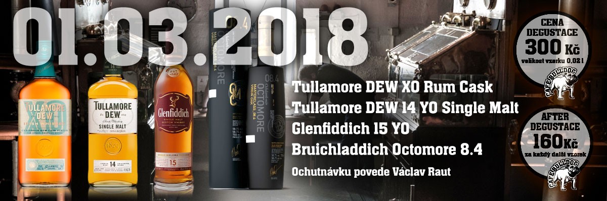 Cafe Bulldog Whisky ochutnávka