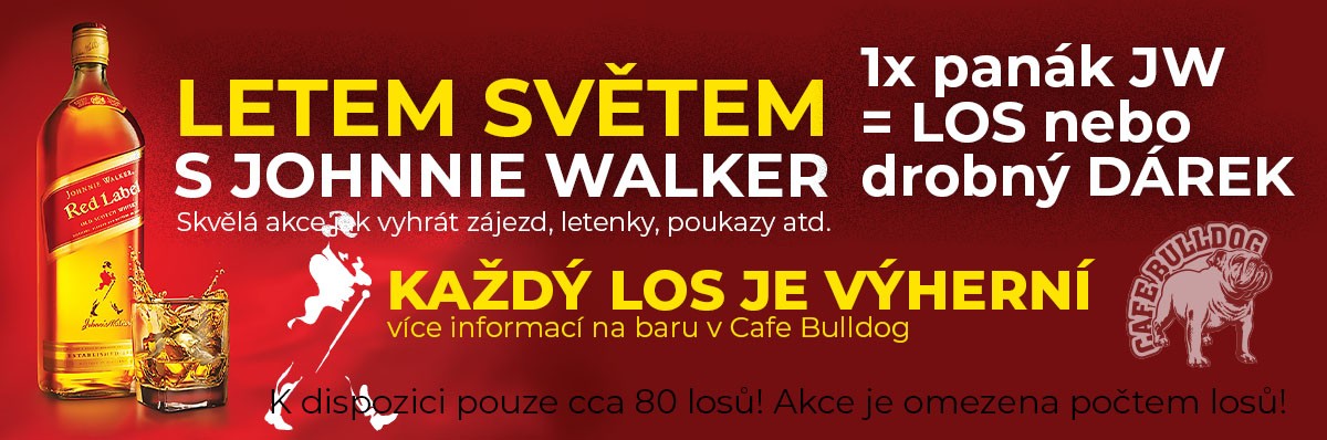 Cafe Bulldog Letem světel s Johnnie Walker