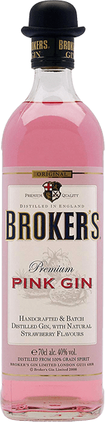 Broker's Pink Gin - Cafe Bulldog