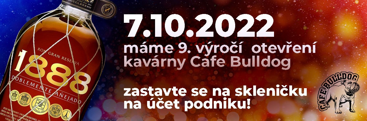 9. Výročí kavárny Cafe Bulldog